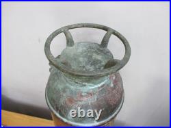 Elkhart Brass & Copper Fire Extinguisher 24 Tall Antique Collectible