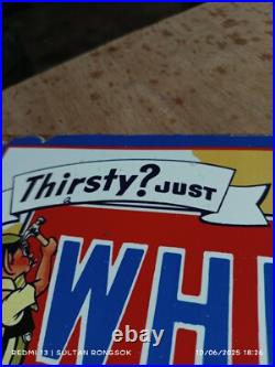 Extremely Rare Antique Not porcelain Vintage model whistle Painted steel plate-A