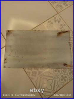 Extremely Rare Antique Not porcelain Vintage model whistle Painted steel plate-A