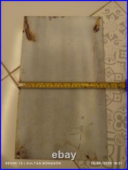 Extremely Rare Antique Not porcelain Vintage model whistle Painted steel plate-A