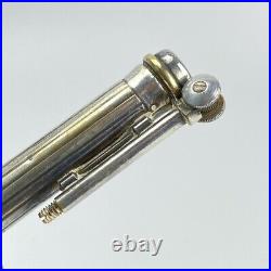 Flamidor Ouragan Antique Lighter Silver Plated GOOD CONDITION COLLECTLABLES