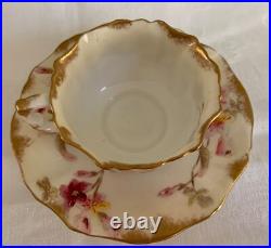 Four Antique H & Co (Hammersley) Demitasse Cups & Saucers RD150153 ca. 1887