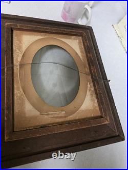 Framed c. 1890s Tinted Whole Plate (6.5 x 8.375) Tintype of Handsome Young Man