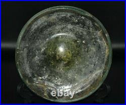Genuine Large Antique Roman Glass Bowl with Beautiful translucent Color