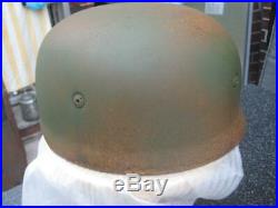 German WW II steel helmet paratrooper air-borne wehrmacht original antique item