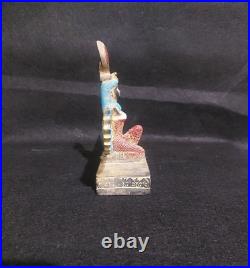 God The Moon Egyptian Ancient Antiques Winged ISIS Statue Pharaonic Rare BC