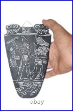 Gorgeous Narmer Palette- Beloved of the goddess Narat Handmade-Egyptian antiques