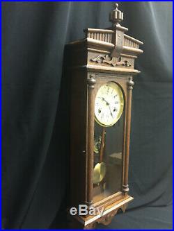 Great Grandma's Vintage Clocks Antique Waterbury Halifax Pendulum Wall Clock