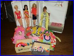 HUGE Vintage Barbie Collection Mod TNT BARBIE & Clothing, Accessories & Case Lot