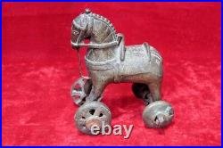 Horse Figurine Brass Statue Old Vintage Antiques Home Decor Collectible