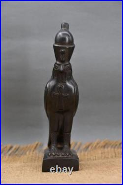 Horus Falcon Statue Ancient Egyptian Stone Sculpture Agate Protector Collectible