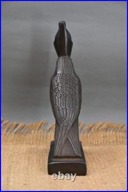 Horus Falcon Statue Ancient Egyptian Stone Sculpture Agate Protector Collectible