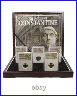 House of Constantine Five Slabbed Coins Collection in Box