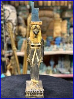 Isis Statue Vintage Of Isis Rare Stand Pharaonic Egyptian Ancient Antiques BC