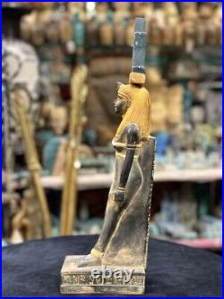 Isis Statue Vintage Of Isis Rare Stand Pharaonic Egyptian Ancient Antiques BC