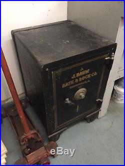J. Baum Safe & Lock Company Antique Early 1900s Buyer Responsible for Freight