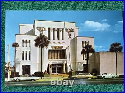 Jacksonville FL Florida Shriners Morocco Temple, Vintage Postcard 1960's Mustang