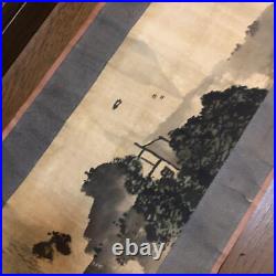 Japanese Hanging scroll Antique Used Item Torn And Damaged Collection Price Nego