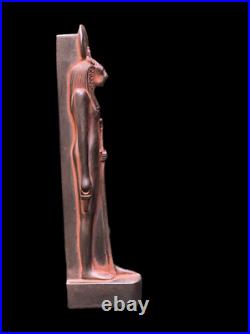 King Sekhmet Antique Statue Ancient Hieroglyph Antique Pharaonic Egyptian BC