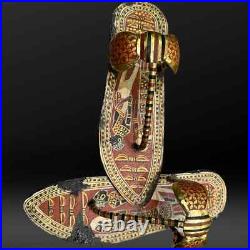 King Tutankhamun sandal handcrafted Rare Ancient Egyptian Antiquities Egypt BC