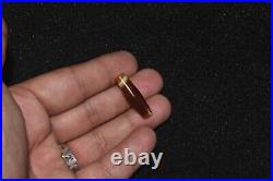 Large Ancient Banded Carnelian Bead In Perfect Condition over 2000 years Old