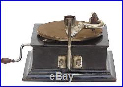 Large Antique The Gramophone Co, Hmv Uk Turntable Vintage Records Phonograph