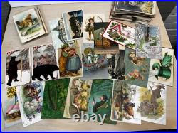 Large Collection Of Antique Post Cards! Free Shipping(j2)