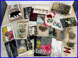 Large Collection Of Antique Post Cards! Free Shipping(j2)