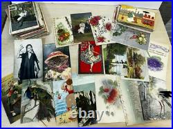 Large Collection Of Antique Post Cards! Free Shipping(j2)