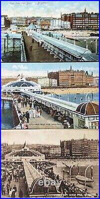 Large Collection Of Assorted Antique/vintage West Pier Brighton Sussex Memorabil