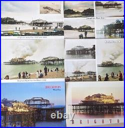 Large Collection Of Assorted Antique/vintage West Pier Brighton Sussex Memorabil