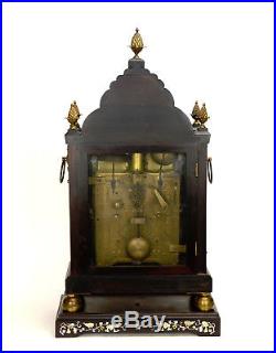 Large Old Chinese Automaton Waterfall and Figure Musical Canton Bracket Clock