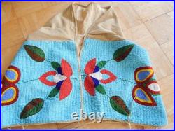 Large Size Mint Vintage MID Century Nez Perce' Indian Beaded Vest Mint
