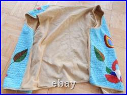 Large Size Mint Vintage MID Century Nez Perce' Indian Beaded Vest Mint
