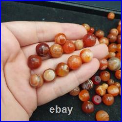 Lot 84 Antique Agate Eye Beads Safavid dynasty Mughal Era Beads 200 Grams