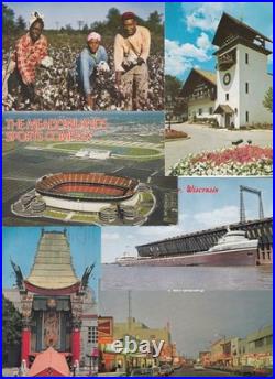 Lot Of 1000+ Antique/Vintage Postcards Mostly All USA