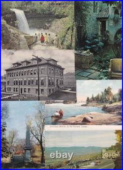 Lot Of 1000+ Antique/Vintage Postcards Mostly All USA
