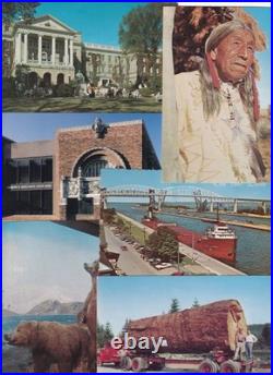 Lot Of 1000+ Antique/Vintage Postcards Mostly All USA