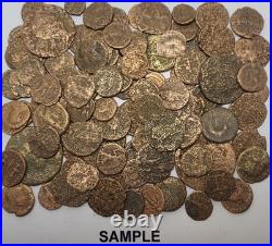 Lot of 100 Roman Bronze Coins Unique Collection for Enthusiasts