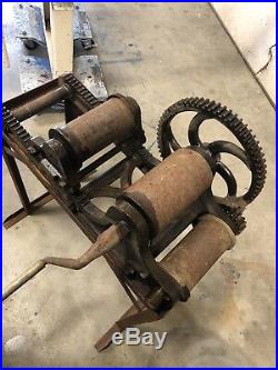 MAKE AN OFFER Antique Tire Bender-used to bend/roll steel wagon/buggy wheels