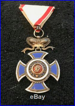MONTENEGRO ORDER OF DANILO WWI ordre orden medal old antique serbia yugoslavia