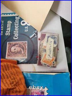 Make OfferHuge Antique Vintage Postage Stamp Unsearched Collection