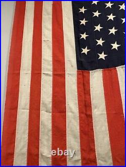 Massive Antique Original Spanish American War 1890's 45 Star US Flag 78 X 41