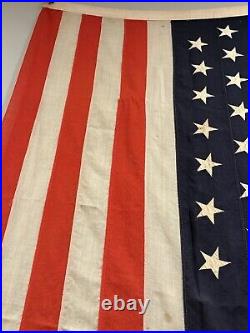 Massive Antique Original Spanish American War 1890's 45 Star US Flag 78 X 41