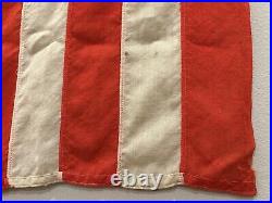 Massive Antique Original Spanish American War 1890's 45 Star US Flag 78 X 41