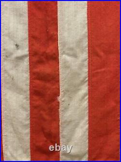 Massive Antique Original Spanish American War 1890's 45 Star US Flag 78 X 41