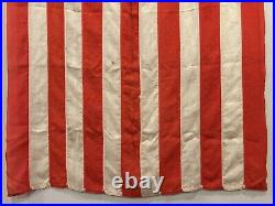 Massive Antique Original Spanish American War 1890's 45 Star US Flag 78 X 41