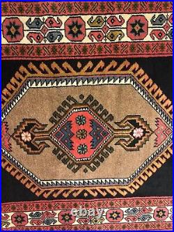 Medallion Area Rug Rare Hand-Knotted Vintage 6x4 Fine Collectible Antique Ru