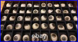Medical antiques Antique Glass Eyes Real Glass Eyes Antique Eyes Prosthetic eye