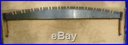 NOS Antique 2 Man ATKINS VICTOR No 225 Crosscut Saw Lance Perforated Cross Cut
